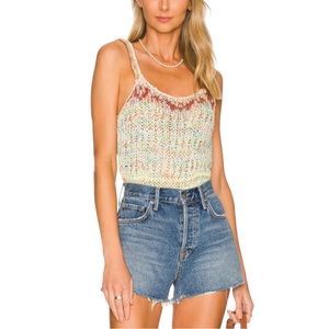 Free People Multicolor Knit Tank Top